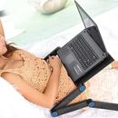 Mesa Notebook Multifuncional Articulavel Cama Mouse T8