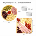2 Petisqueira Frios Queijos e Carnes + Brinde