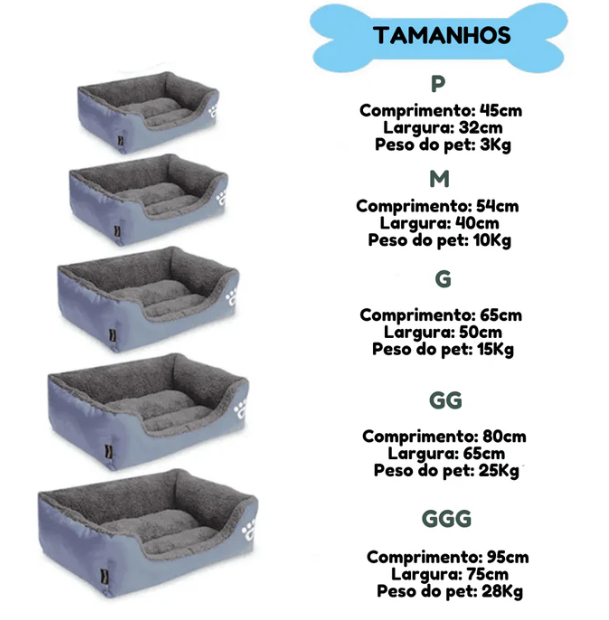 Cama Quentinha para Cachorro - Inverno Pet