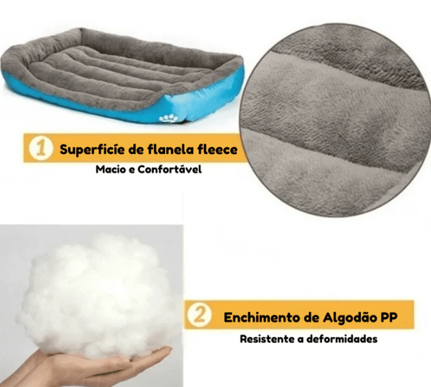 Cama Quentinha para Cachorro - Inverno Pet