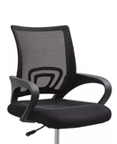 Cadeira De Escritório Rivatti Santiago Base Cromada Ergonômica Preta