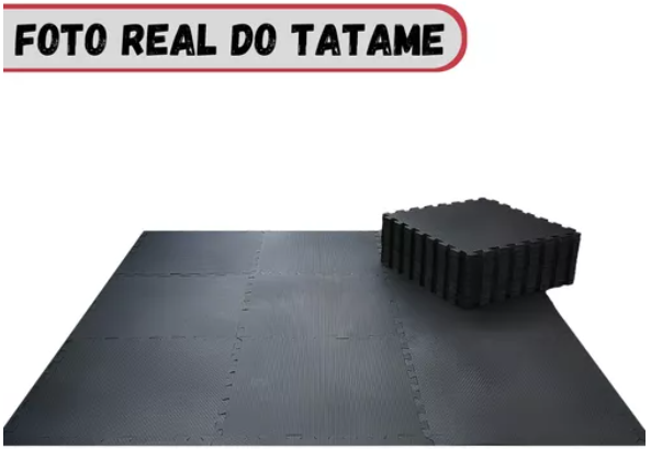 Kit 12 e 4 Tatames Tapete Eva Linha Premium