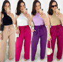 Kit 3 Calça Pantalona  Feminina Duna - Conforto e Estilo