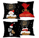 Kit 4 Capas de Almofada Natalinas 2025: Decore com Conforto