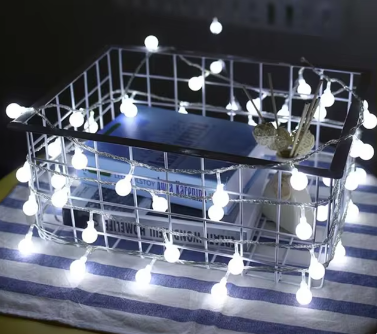 Cordão de Luz USB - Bola impermeável LED String Lights