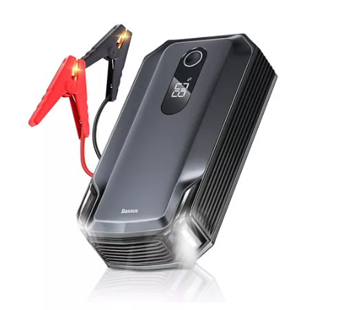 Auxiliar De Partida C/ Powerbank E Lanterna Baseus 10000 Mah