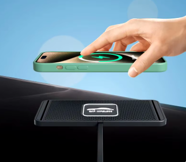 Carregador Wireless: 100% Indução Rápida para iPhone e Samsung
