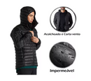 Jaqueta Casaco Puffer Bobojaco Corta Vento Capuz Removível