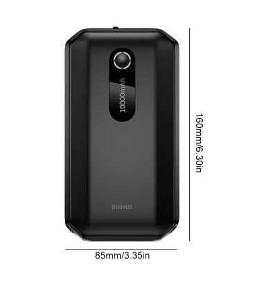 Auxiliar De Partida C/ Powerbank E Lanterna Baseus 10000 Mah