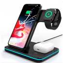 Base De Carregamento Indução 3 Em 1 Para iPhone