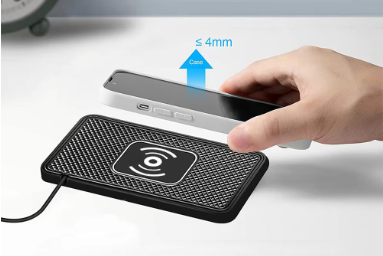 Carregador Wireless: 100% Indução Rápida para iPhone e Samsung