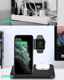 Base De Carregamento Indução 3 Em 1 Para iPhone