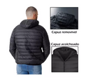 Jaqueta Casaco Puffer Bobojaco Corta Vento Capuz Removível