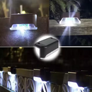 Luminária Externa de Led Solar À Porva D'água Para Muro, Escada, Cercas