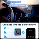 Adaptador Bluetooth 5.4 Car AUX com Microfones Duplos