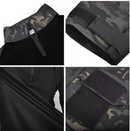 Conjunto militar masculino com estampa de camuflagem, à prova de vento