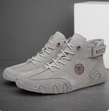 Tênis Casual Masculino de Couro Legítimo