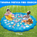 Brastoy Splash Sprinkler Pad 170cm Piscina Chafariz Infantil + Brinde+frete gratis a pronta entrega