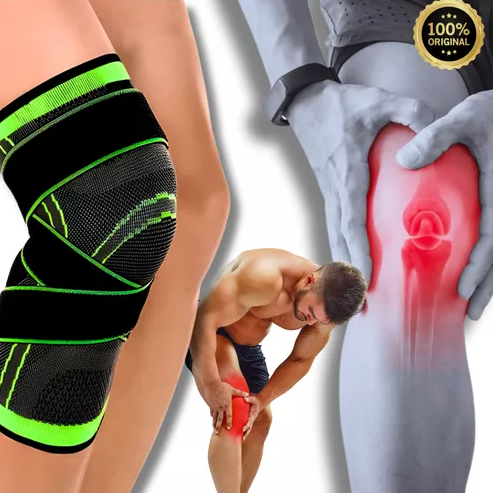 1 Par Joelheira Compressão Tenso Perna Alivia Dores Crossfit
