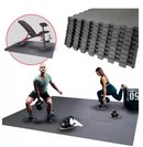 Kit 12 e 4 Tatames Tapete Eva Linha Premium