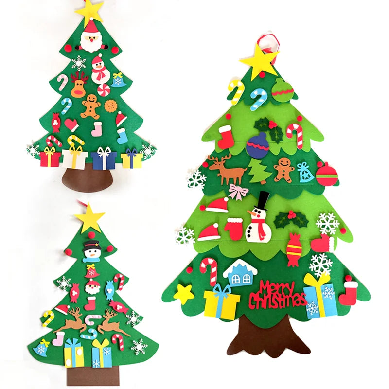 Árvore de Natal de feltro