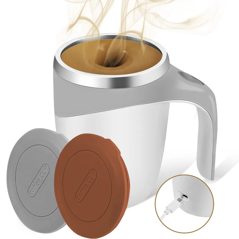 Caneca Elétrica Magnética Automática Mistura Shake Café Chá