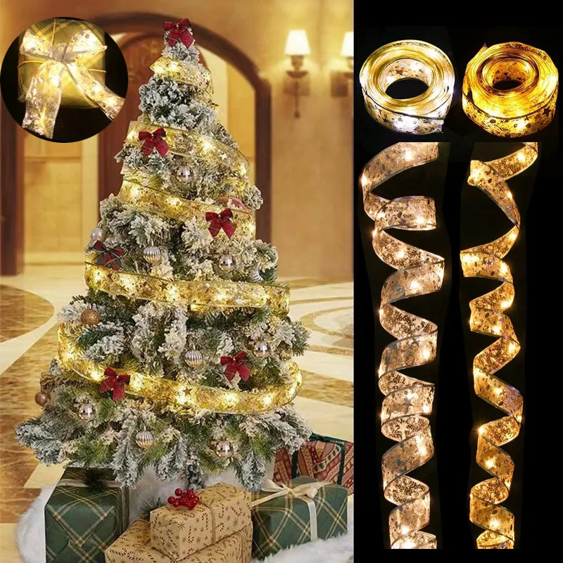 Decoração De Natal Luzes De Fita Led