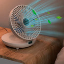 Ventilador com LED Portátil Recarregável