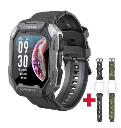 Relógio Smartwatch Max Rock Ultra à Prova D'água e Impactos + 2 Pulseira Extra