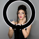 Ringlinght Led Luz Flash -  tripé com altura máxima 1,75m