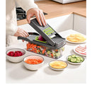 Cortador de legumes 16 em 1, cortador de vegetais de 8 lâminas - Compre 1 Leve 2 Unidades