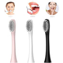 Escova Dental Elétrica Usb Com 3 Cabeças E Base De Apoio