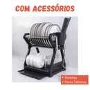 Escorredor De Louça Cozinha Pratos e Talheres Plastico top casa