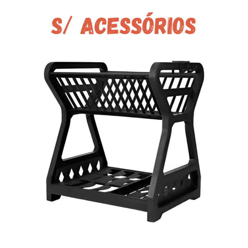Escorredor De Louça Cozinha Pratos e Talheres Plastico top casa