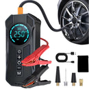 Bomba de Ar Portatil Compressor Inflator Multi-função 4 em 1 PowerBank 8kmah Bateria Calibrador de Carro Auto Pneu