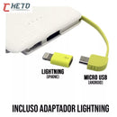 Carregador Portátil Power Bank 10.000mah Universal Usb Typec