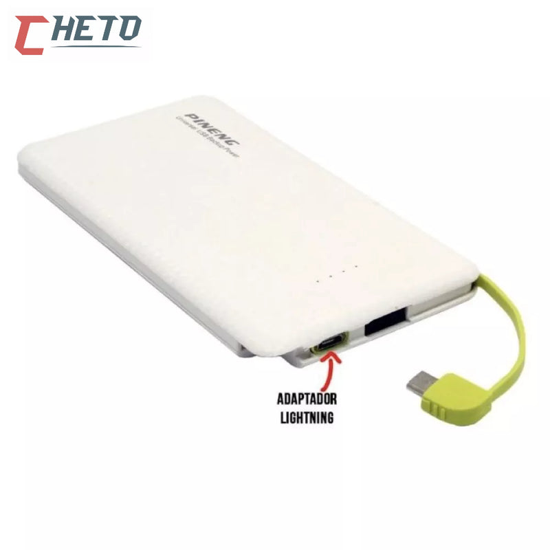 Carregador Portátil Power Bank 10.000mah Universal Usb Typec
