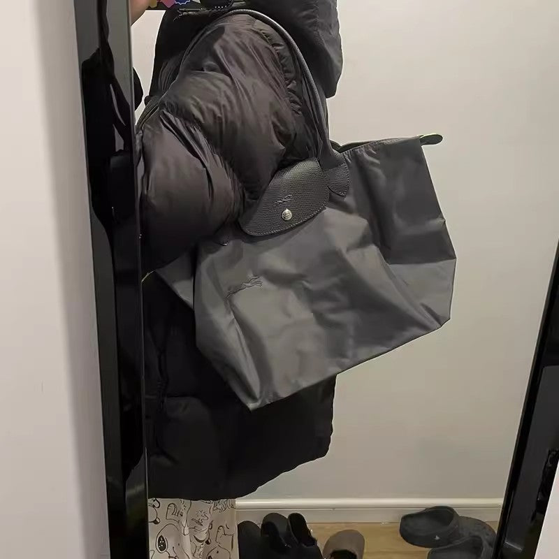 Bolsa longchamp Original série verde tote bag longa Bolsa De Compras dobrável Várias cores estão disponíveis