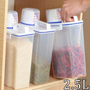 Pote Hermético 2.5L com Copo Medidor Bico Dosador Cozinha Mantimentos - COMPRE 2 LEVE 3 UNIDADES