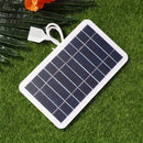 Placa Solar 6v 6w Com Usb Para Camping/carrega Celular + BRINDE