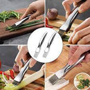 Cortador De Cebolinha De Aço Inoxidável - Triturador