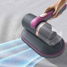 Aspirador Portátil Anti-ácaro Esterilização Luz Uv Sem Fio Cor Rose