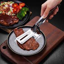 Pegador de Aço Inoxidável de Frituras e Churrasco