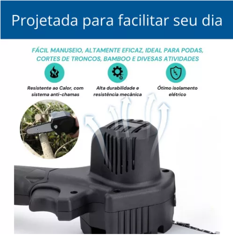 Motosserra Portátil Bivolt