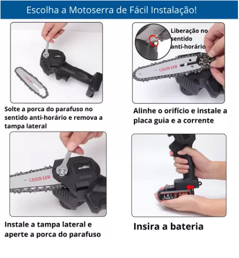 Motosserra Portátil Bivolt