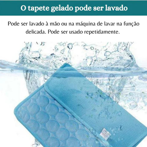 Tapete De Resfriamento Para Animais De Estimação, Cama Fria