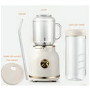 Mini Liquidificador Portátil Copo Caneca 500ml e 450ml Com 10 Lâminas, Tampa, Canudo e Copo Recarregavel