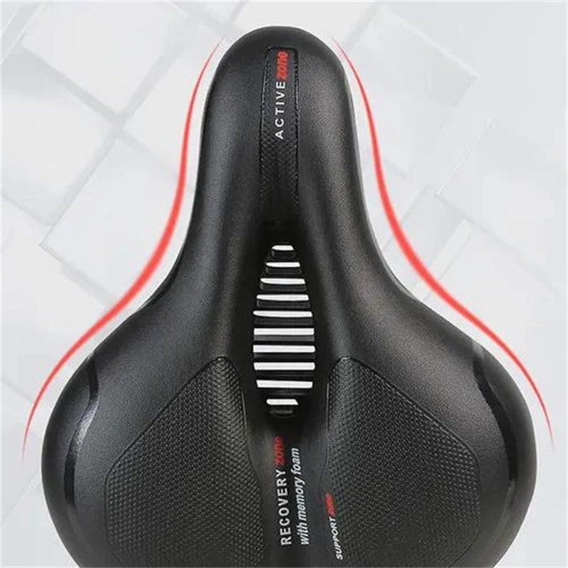 Assento De Bicicleta Banco Selim Super Confortável Selim Largo Bicicleta