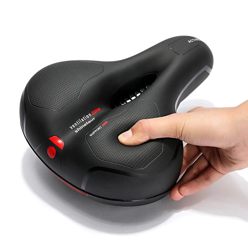 Assento De Bicicleta Banco Selim Super Confortável Selim Largo Bicicleta