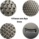 Ralador de Legumes e Frutas 4 em 1 de Aço Inoxidável